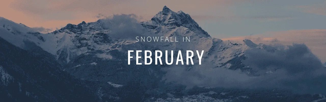 Snowfall in February